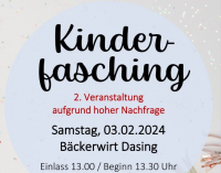 Kinderfasching 2. Veranstaltung